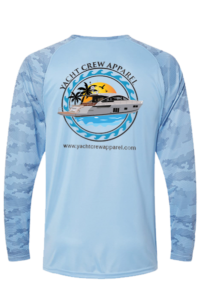 Men’s Camouflage Dri-Fit Custom Boat Shirts – Long Sleeve